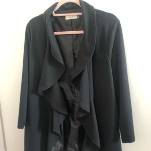 Black Calvin Klein Waterfall Blazer